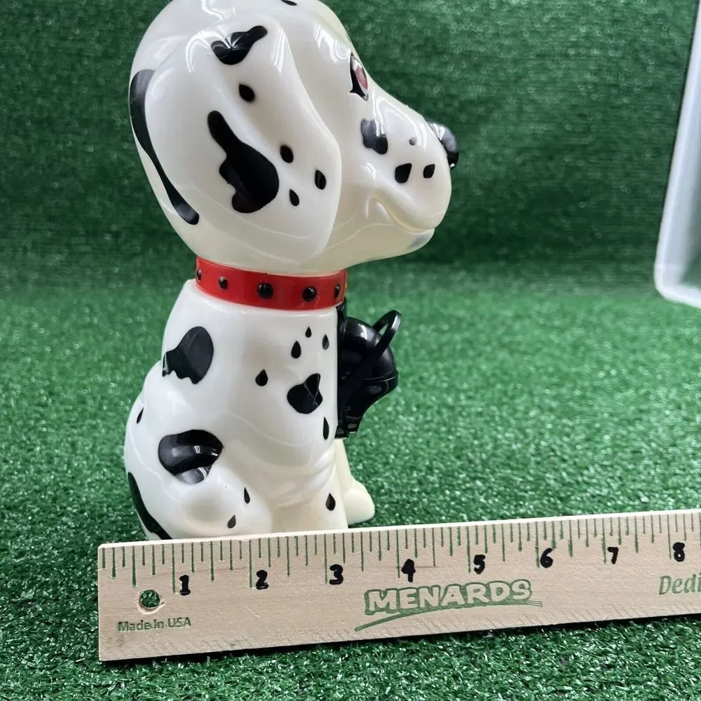 2004 Dalmatian Puppy Coin Money Bank Hard Plastic‎ Hilco Company See Pictures
